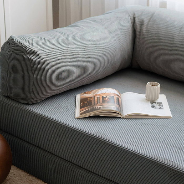 Atelier Del Sofa Nook Sofá-Cama de 3 Plazas Antracita